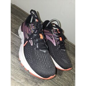Brooks Adrenaline GTS 19 1202841B080 Purple Black Running Shoes Size 8 B